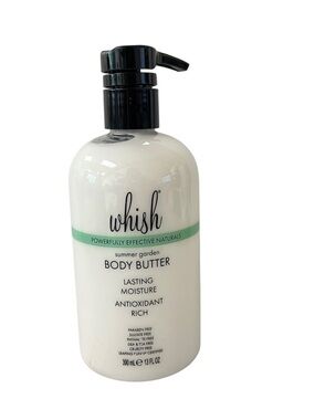 Whish Summer Garden Body Butter Lasting Moisture Antioxidant Rich Indulgent